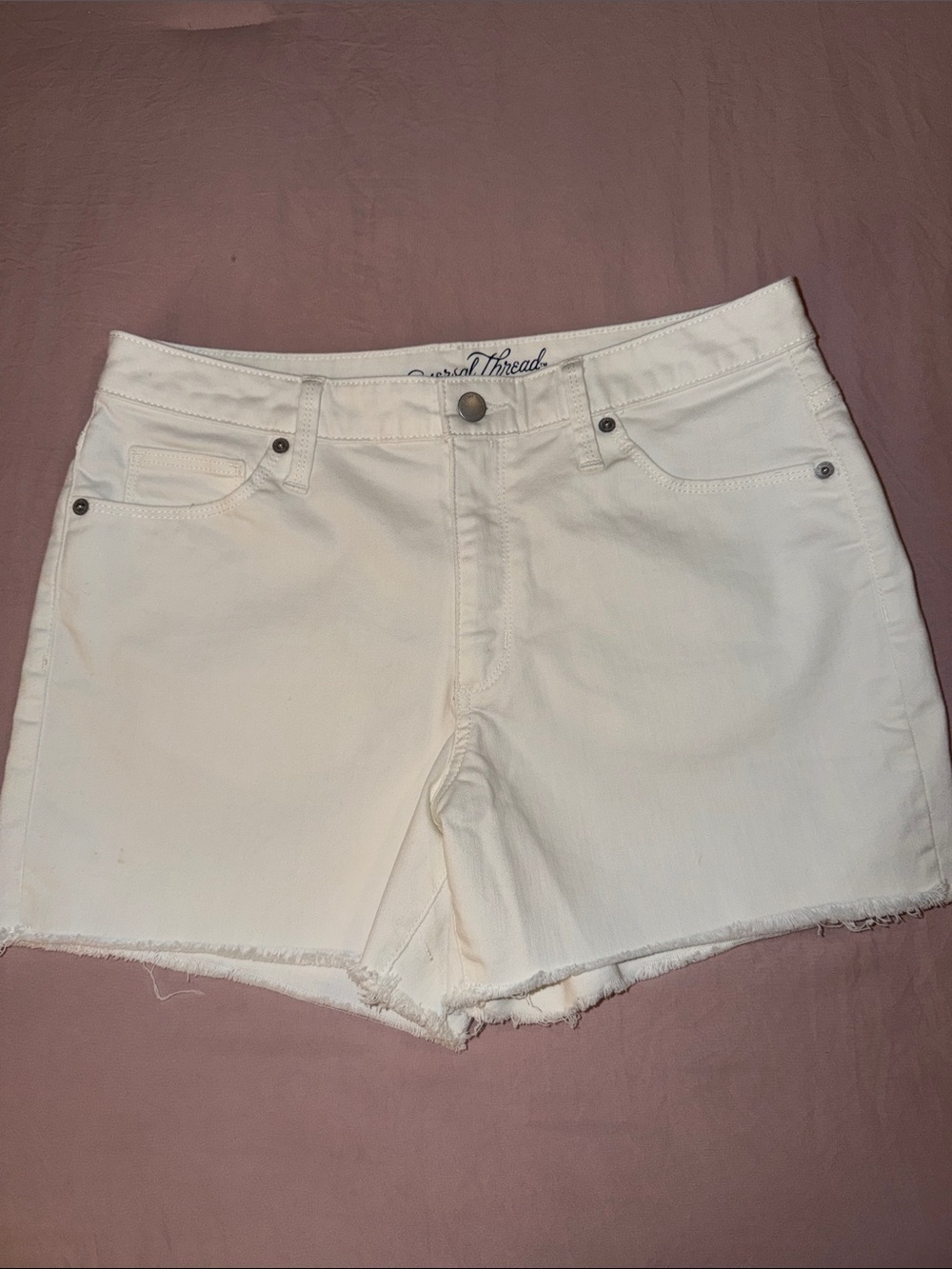 Universal Thread White Denim Cutoff Shorts